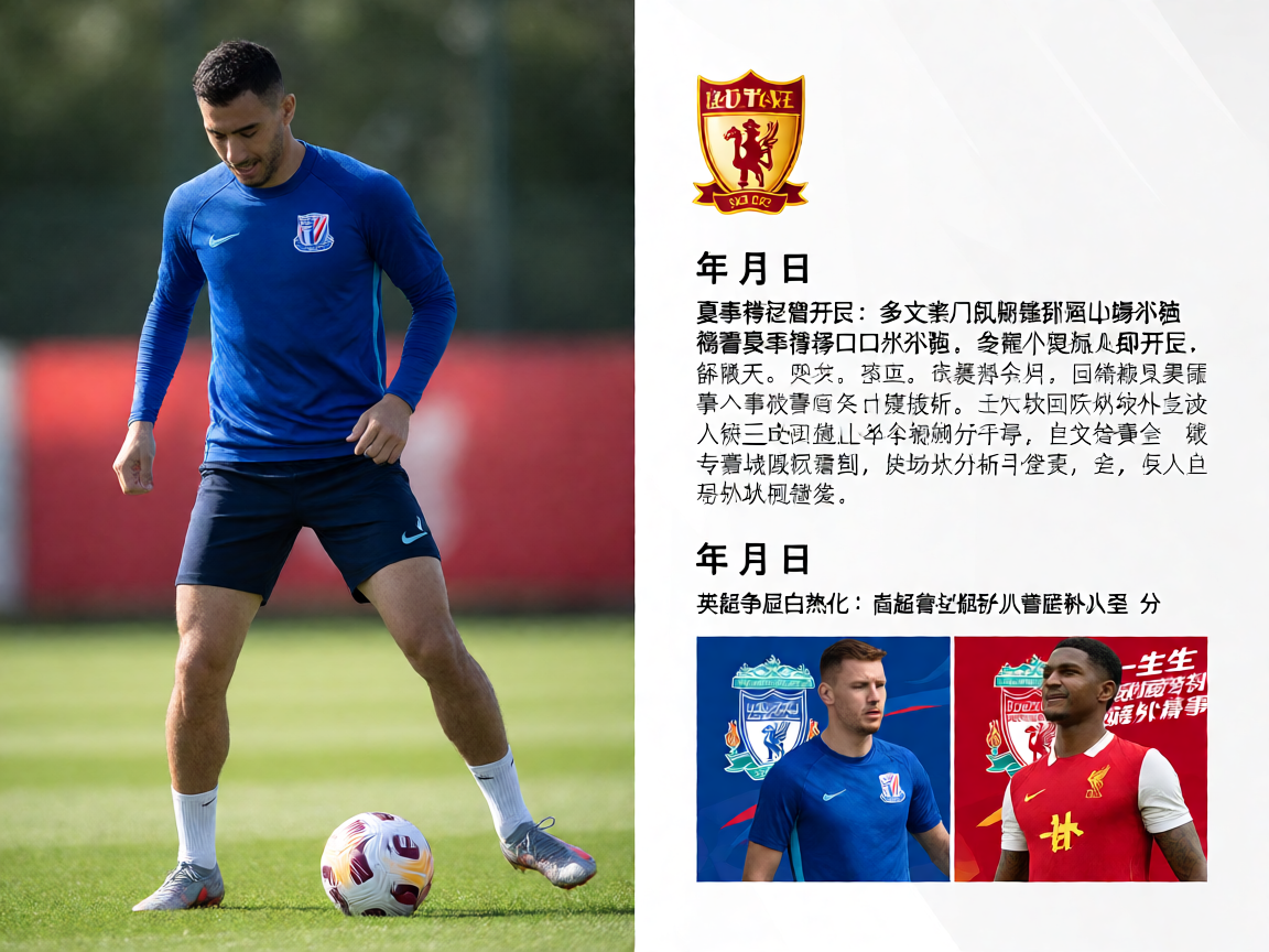 足球运动员训练场上专注训练